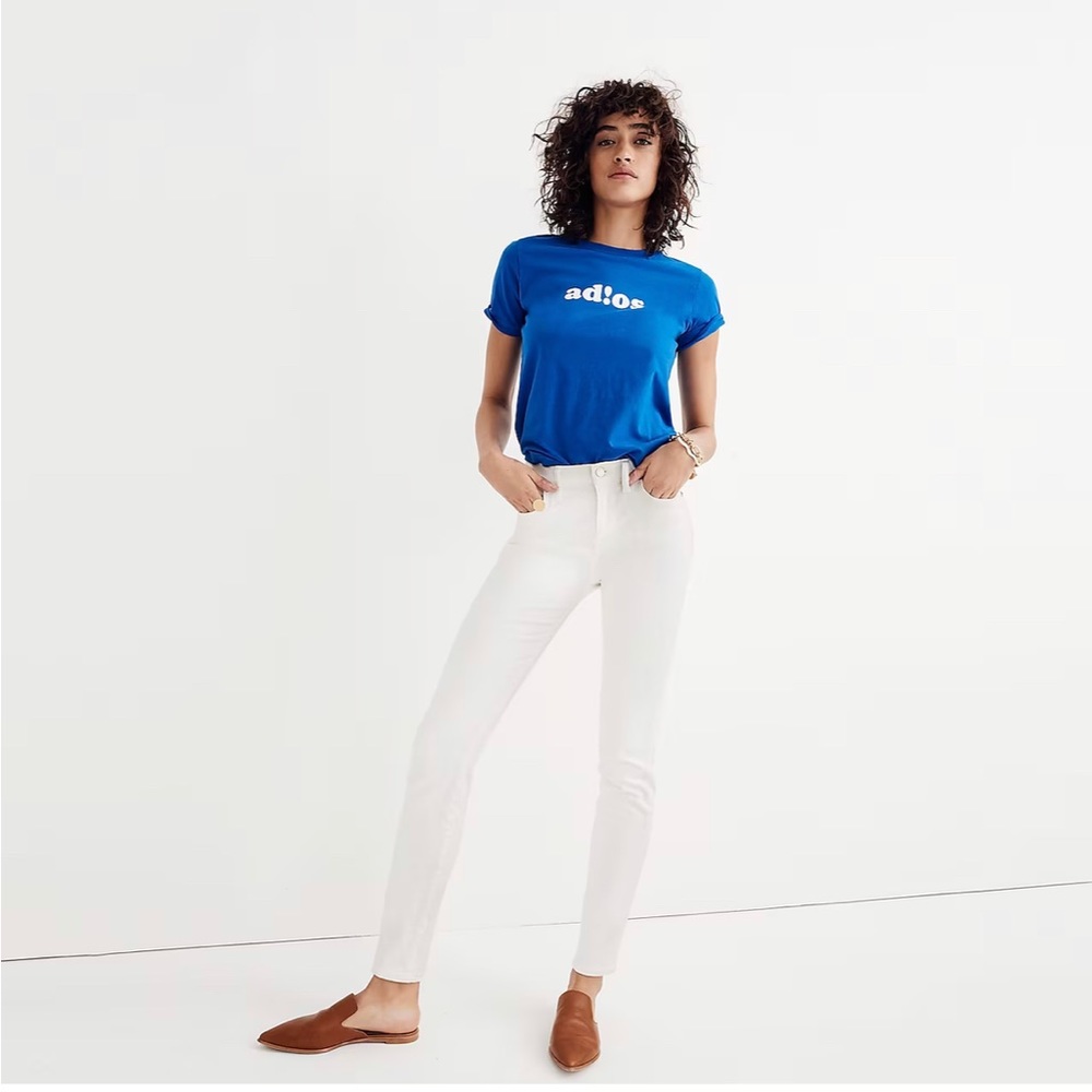 Madewell 9” high rise skinny skinny jeans